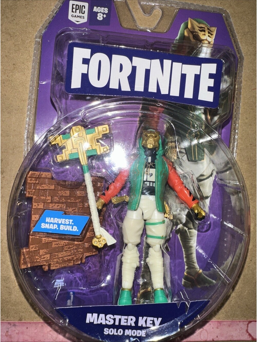 Fortnite Master Key 4" Action Figure 2020 Solo Epic Video Games Jazwares
